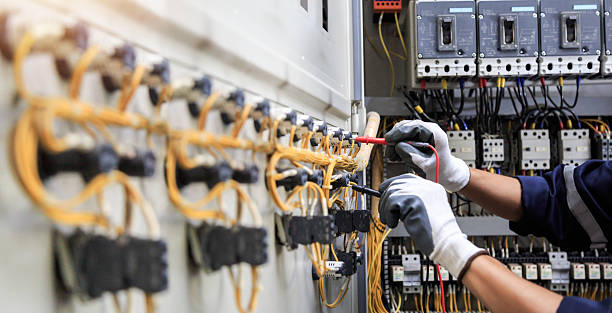 Professional Electrician technician working in Fairview, NY